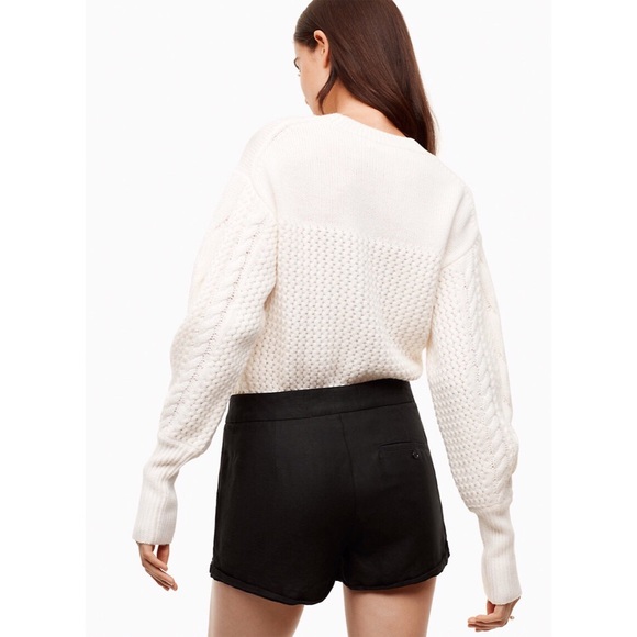 ARITZIA WILFRED ALLEGRA SHORT BLACK - Picture 2 of 7
